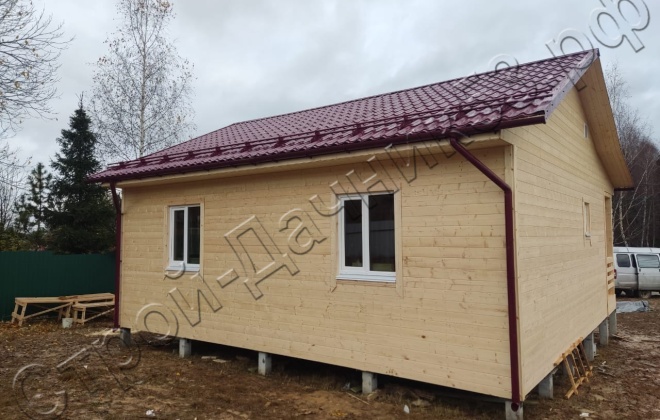 4 Каркасный дом Д-139, 8х7 м, 62 М²,  Московская область, Сергиево-Посадский район, ДНТ Удачное (6)